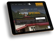 Projekt SPECMAL - widok tablet